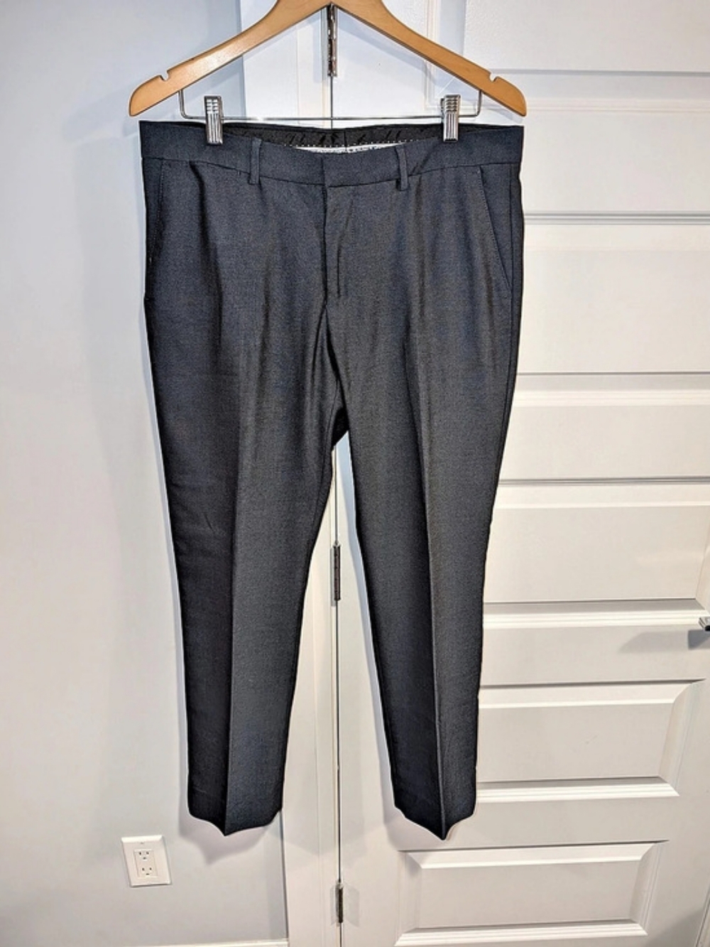 Slim Gray Dress Pants 34W 30L